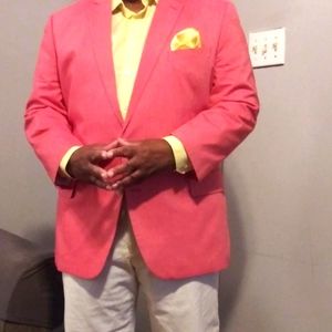 Men's Blazer color: watermelon